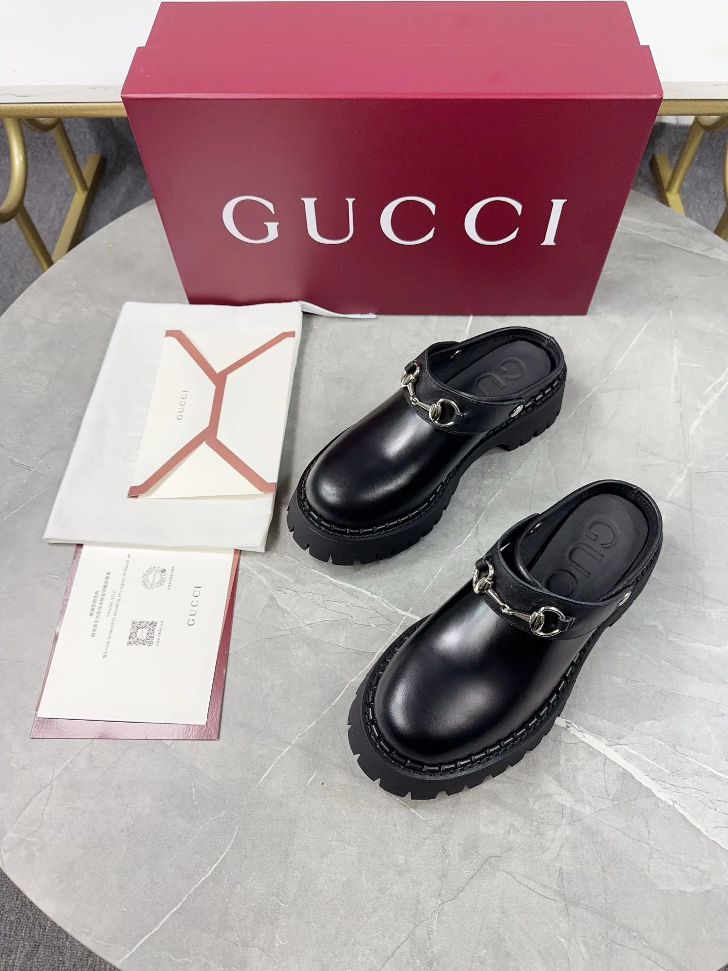 p500🐮🐮Gucci2024 new model, double GG groove thick-soled Loaf platform shoes. The original version is made 1:1. Super beautiful quality, classic model at the counter. ❶Upper: original frosted cowhide ❷Inner lining: water-dyed cowhide ❸Feet: water-dyed cowhide ❹Outsole: ultra-light original sole ❺thick sole heightening: 3.5cn ❻Packing: original packaging ❼Number: Women's 35-42 (41 42 customized, non-returnable) Men's model: 38-46 (45, 46 customized, non-returnable)